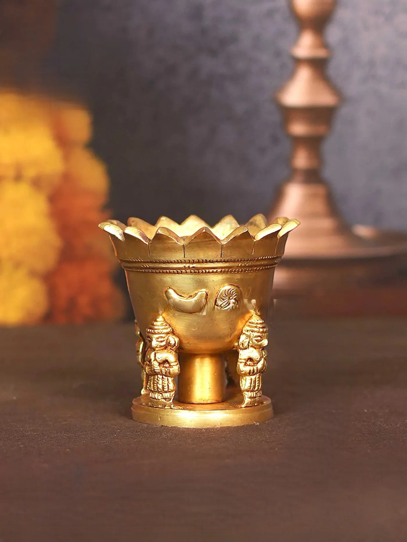 Brass Aganda Deep 4 INCH